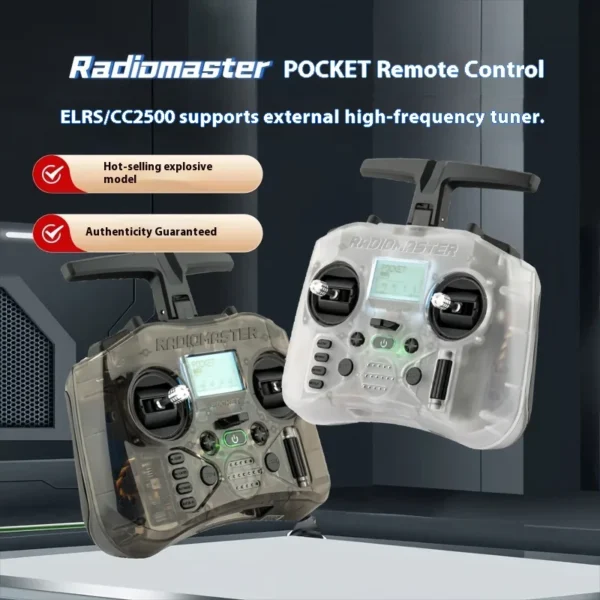 radiomaster pocket remote control fpv traverse aircraft model portable personalized elrs cc2500 protocol
