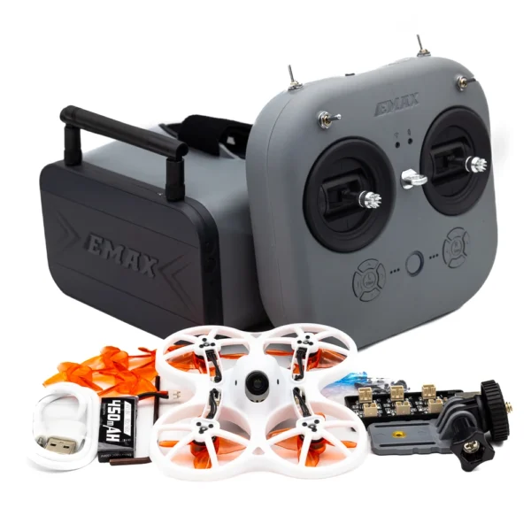 official emax ez pilot pro ready to fly mini beginner racing drone rtf kit tiny whoop full ket with controller & goggles