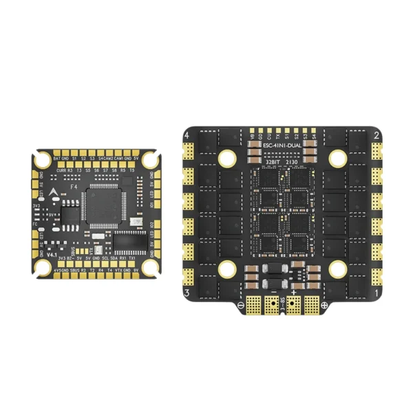 f4100 v4 fpv drone stack 100a am32 esc 8s ready stm32f405 icm42688p for dji o3 large fpv drone