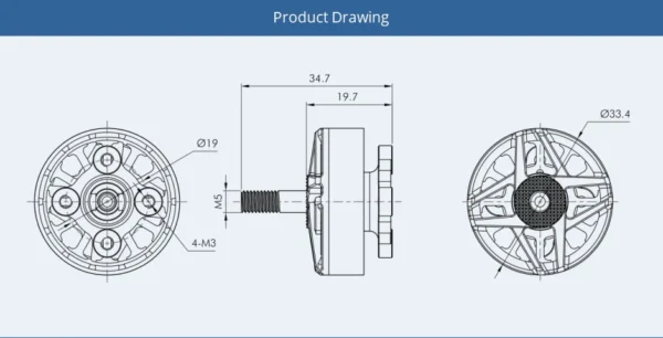 t motor f90 2806.5 high torque metal gear motor