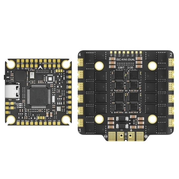 f4100 v3 stack 100a am32 esc 8s stm32f405 icm42688p for heavy lift large scale fpv drones 7 to 10inch frames