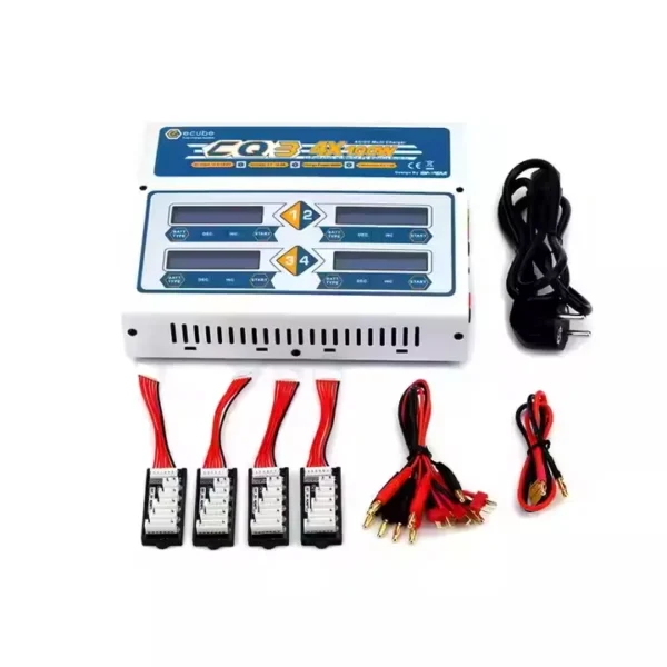 ev peak cq3 10a 4*100w 110 240v ac/dc 4 channel balance battery charger for fpv uav accessories