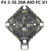 betafpv f4 2 3s 20a aio fc v1 flight controller with elrs/esp8285 for whoop & tiny whoop fpv drones