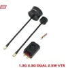 rushfpv 1.3g/3.3g 2.5w 4w dual frequency image transmission kit high power fpv flying simulator