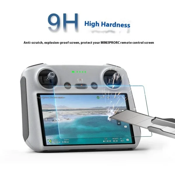 mini 3 4 pro uav screen film remote controller film applicable rc rc pro2 tempered film drones accessories