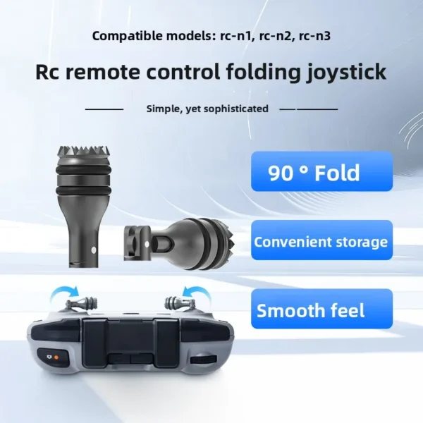 convenient storage drone sticks rc n1 n2 n3 foldable joystick aluminum alloy for dji remote controller