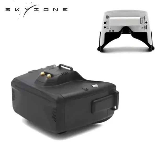 skyzone cobra x v4 5.8ghz 48ch 2 6s fpv goggles 4.1'' 1280*720 lcd screen head tracker dvr for fpv racing drone accessories