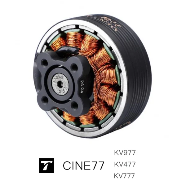 cine77 ligpower brushless permanent magnet explosion proof cinematic motor for 9 10'' x4&x8 6kg thrust drones