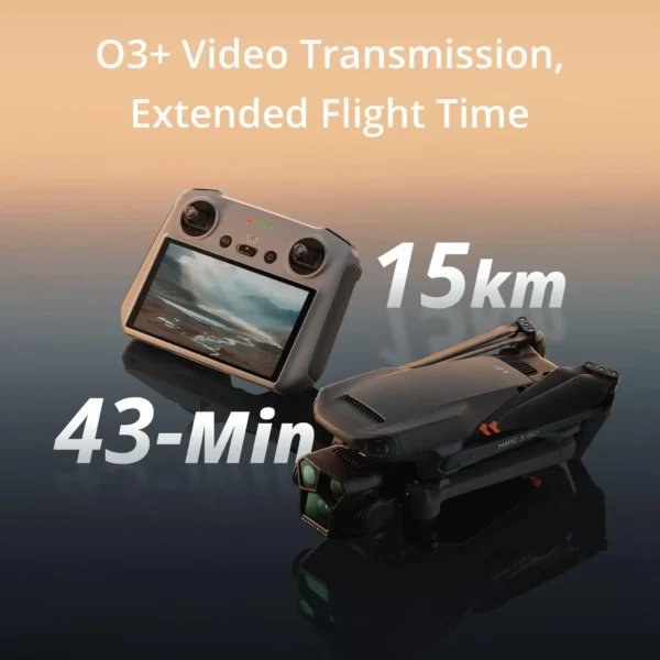 mavic 3 pro commercial standard kit rc screen controller dual camera 5.1k 4k 120fps over 10km transmission