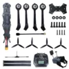 droview heavy payload 2 8kg fpv drone 7 10 13 15 inch, vtx 2.5 10w vrx 100 750mhz ti/ir camera, long distance racing drone fpv