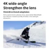 100% factory customization private mold 4k 60fps eis body waterproof 4k action camera