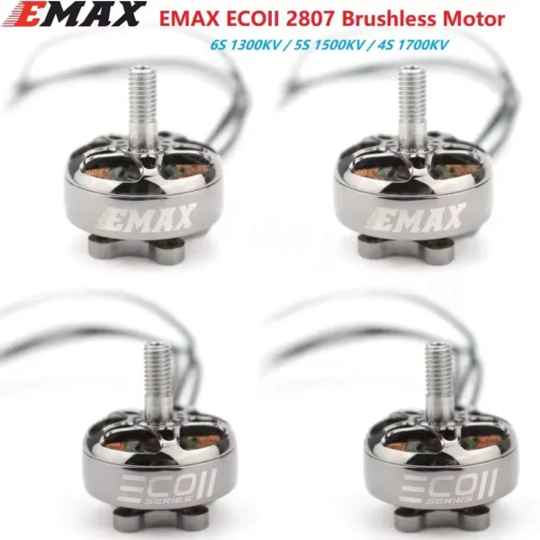 emax ecoii eco2 2807 1300 1500 1700kv aircraft model rc fpv brushless motor for 7 inch 10 inch drone