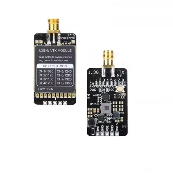 wholesale video transmitter 1.3g 1.2g 8ch 800mw audio video fpv transmitter receiver module 7 36v for rc fpv long range airplane