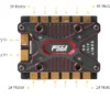 ligpower f66a mini 4in1 metal fpv esc with private mold delivers 66a continuous current for compact 3s to 6s drone builds