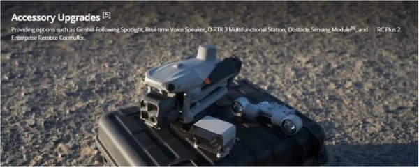 new d ji matrice 4t drone with 48mp thermal and 48mp wide angle camera nir auxiliary led lights plastic material app controlled