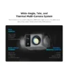 fimi x8t v640 640*480 thermal infrared lens roklink 5.0 20km video transmission drone for search and rescue power inspection