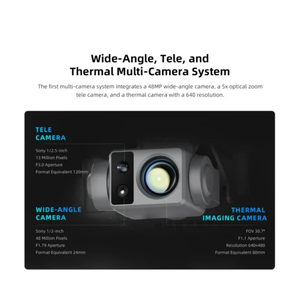 fimi x8t v640 640*480 thermal infrared lens roklink 5.0 20km video transmission drone for search and rescue power inspection