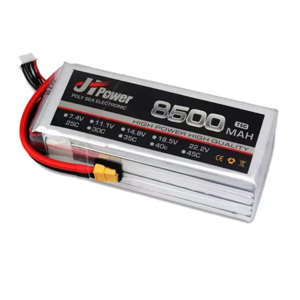 jhlipo 8000mah 14.8v 4s 25c rc lipo battery pack for rc helicopter airplane car boat multiple devices