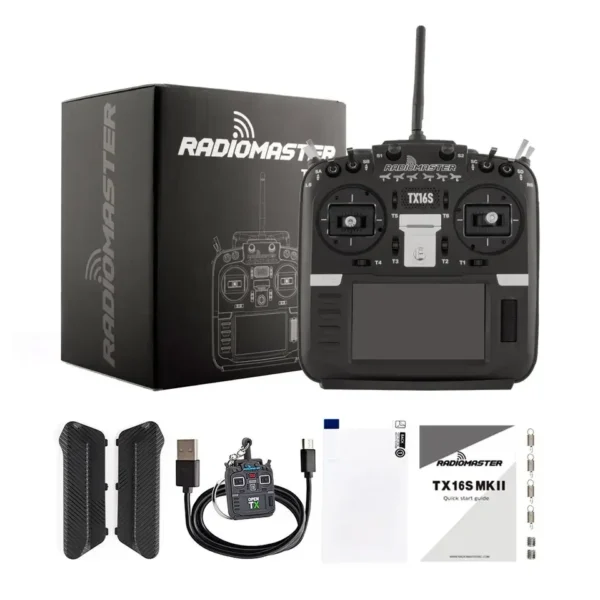 radiomaster tx16s mkii remote control expresslrs/multi protocol 4in1 16ch 2.4ghz radio controller for fpv racing drone
