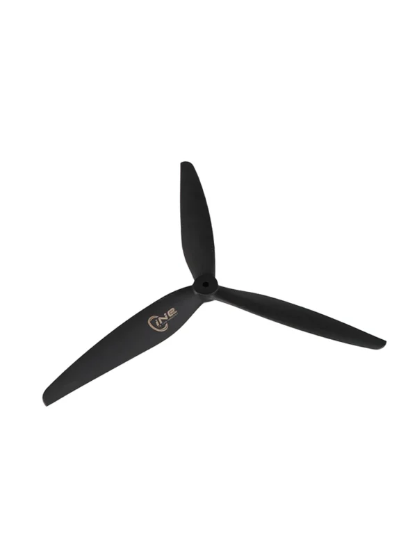 1pairs 7.5x4.6 8.5x5 9.5x5 10.5x5 t hobby plastic propeller 3 blades black carbon reinforced nylon propeller for rc fpv drone
