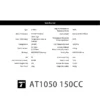 at1050 kv90 t motor powerful brushless bldc 24s load basic fixed wing drone motor for long range camera drone