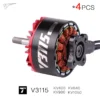 v3115 t motor fpv racing drone motor 3 12s kv400/640/900/1050 brushless aluminum alloy 12n14p configuration 8 11 inch x4/x8