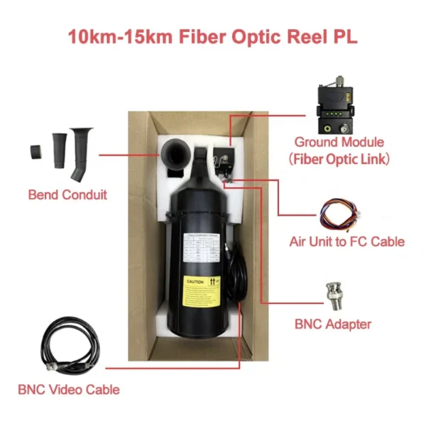 3km 5km 10km 15km 20km 30km 40km 50km fiber optic reel bucket module sky end ground end flight distance 3 10km for fpv rc drone