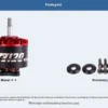 v3115 t motor fpv racing drone motor 3 12s kv400/640/900/1050 brushless aluminum alloy 12n14p configuration 8 11 inch x4/x8