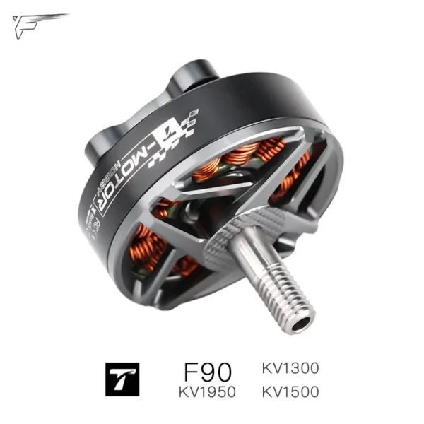 tmotor f90 kv1300 x8 brushless waterproof low noise fpv racing drone motor for long endurance film shooting and long line flight