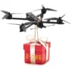 droview heavy payload 2 8kg fpv drone 7 10 13 15 inch, vtx 2.5 10w vrx 100 750mhz ti/ir camera, long distance racing drone fpv