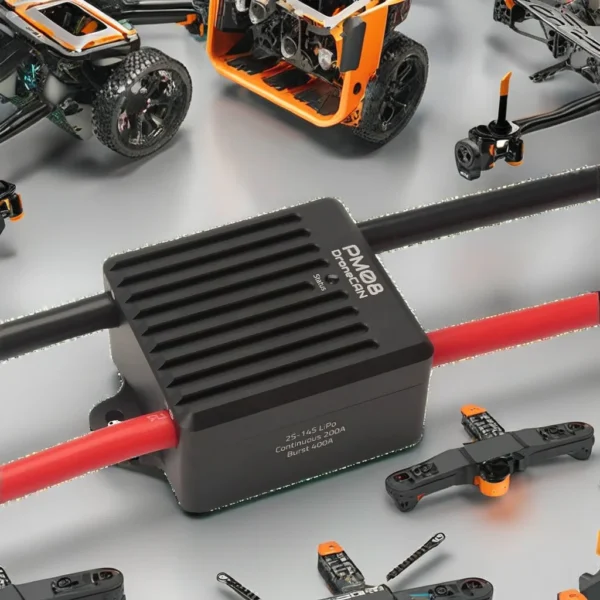 holybro pm08 can power module supports 2 14s & 200a esc with xt90 connector made in china (hubei)