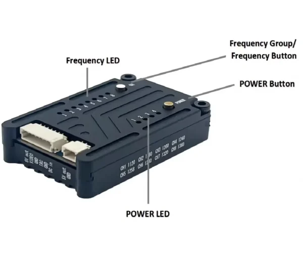 fpv 1.2g 2w 1.3g 2.5w vtx video transmission transmitter 8ch frequency point long distance fpv fixed wing flyto