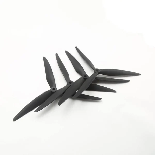 7inch 8inch 9inch 10inch drone blade 7040 8040 9045 1050 three blade propeller fiberglass nylon drone propellers