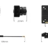 caddx walksnail avatar hd kit v2 2k camera 1080p 160 fov 32g built in storage vtx fpv drone china