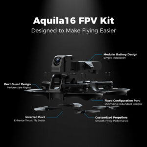 无人机飞行器穿越机新款 穿越机阿奎拉 aquila16 fpv kit