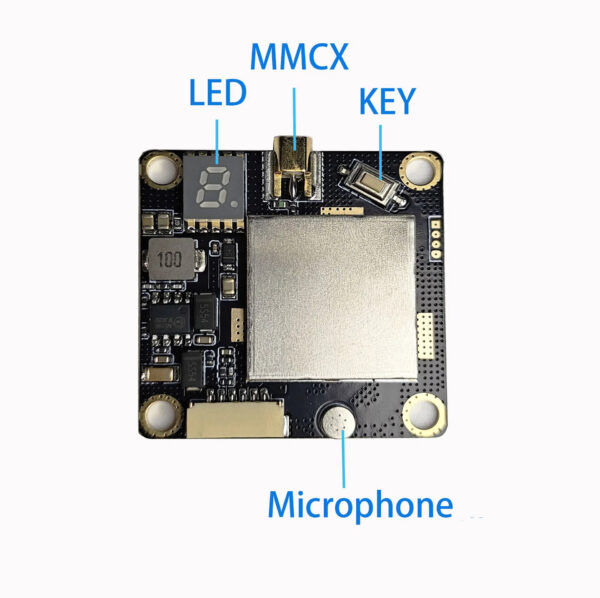 厂家fpv5.8g2w图传vtx高频率穿越机无人机稳定飞行器配件户外监控