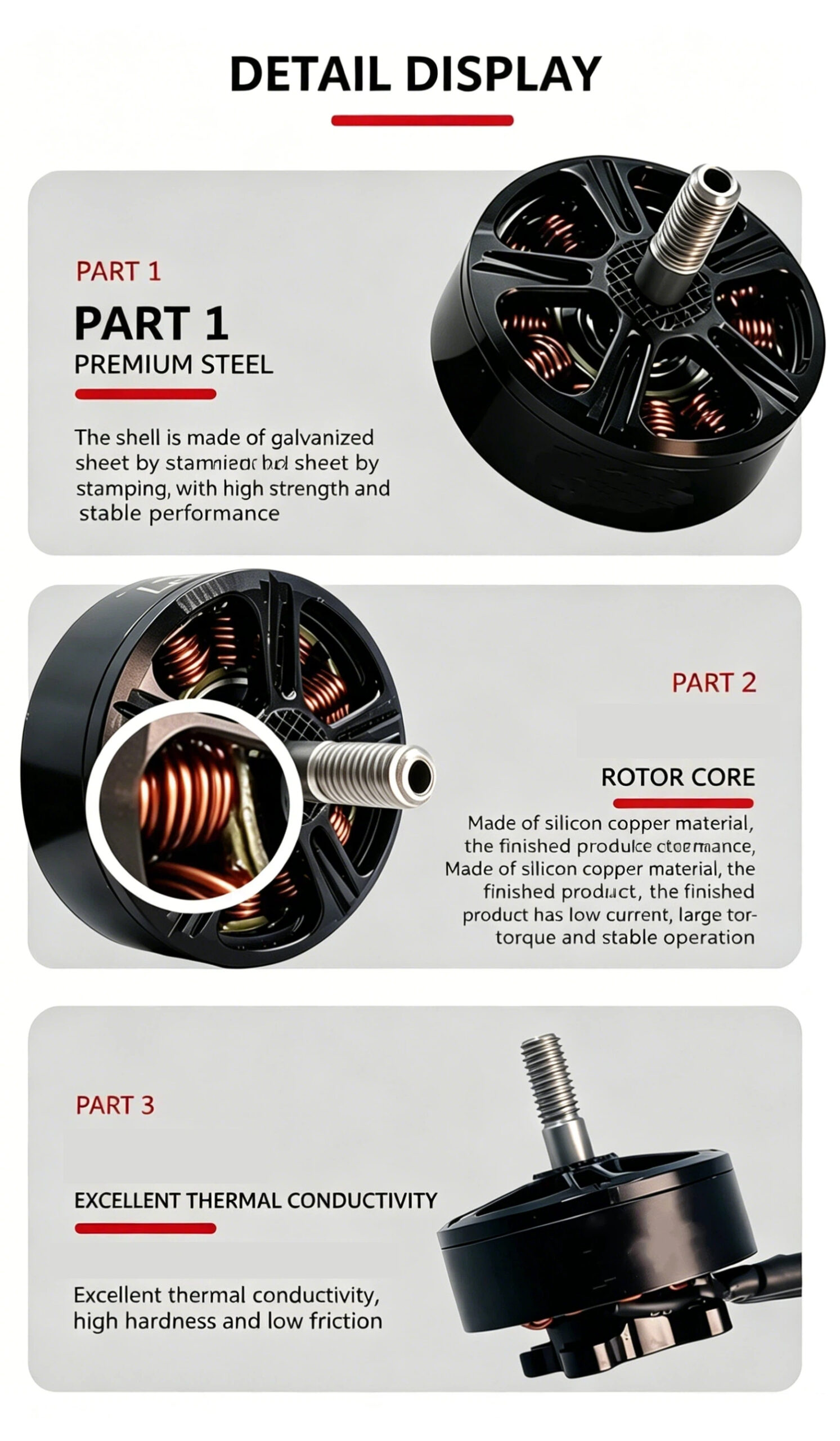 3115 900kv 无刷电机 fpv穿越马达飞行器 航模玩具